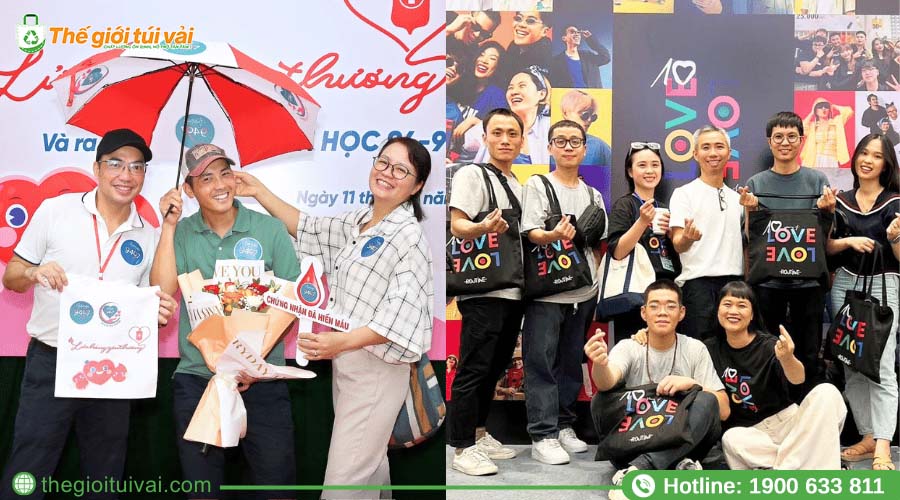 Ứng dụng của túi canvas trong quà tặng doanh nghiệp Ứng dụng của túi canvas trong quà tặng doanh nghiệp