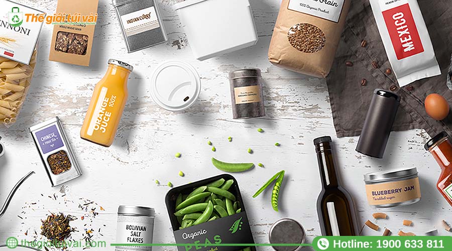 Các loại chất liệu bao bì khác nhau Các loại chất liệu bao bì khác nhau