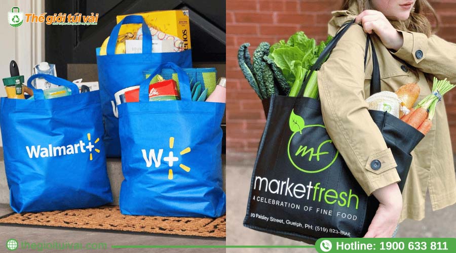 Túi vải không dệt bền chắc Túi vải không dệt bền chắc