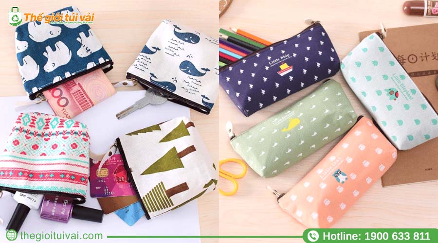 Các mẫu ví canvas phổ biến với các kích cỡ khác nhau Các mẫu ví canvas phổ biến với các kích cỡ khác nhau