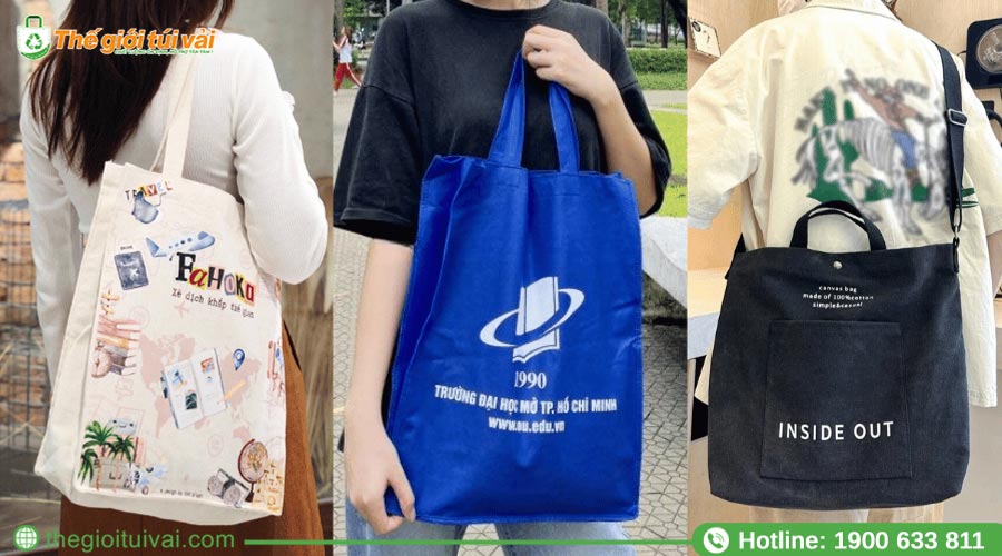 Túi vải - công cụ hỗ trợ truyền tải thông điệp tại trường học Túi vải - công cụ hỗ trợ truyền tải thông điệp tại trường học