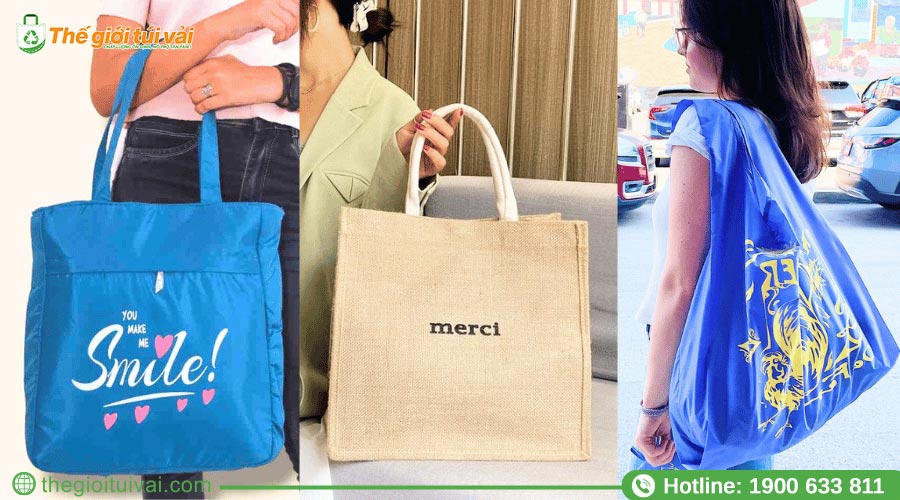 Các mẫu túi vải tiện lợi, đa năng, phù hợp ngành du lịch Các mẫu túi vải tiện lợi, đa năng, phù hợp ngành du lịch