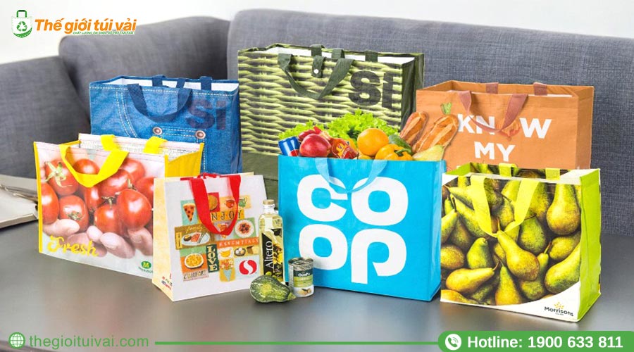 Một số mẫu túi PP dệt cán màng in flexo sinh động Một số mẫu túi PP dệt cán màng in flexo sinh động