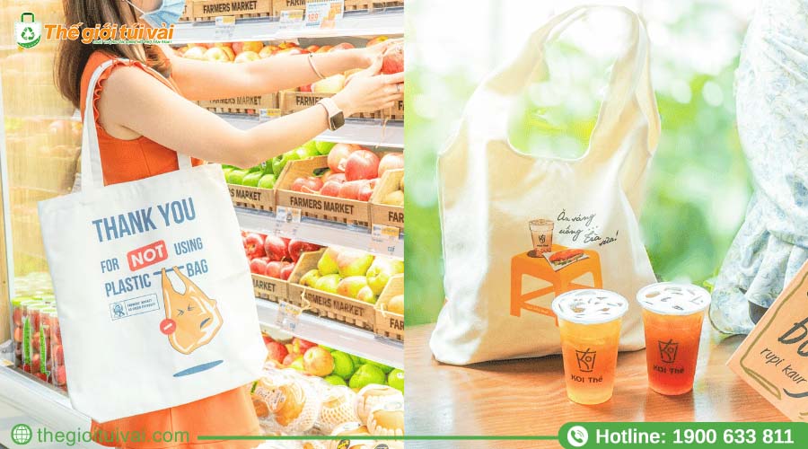 Các mẫu túi vải canvas được dùng trong nhiều mục đích Các mẫu túi vải canvas được dùng trong nhiều mục đích