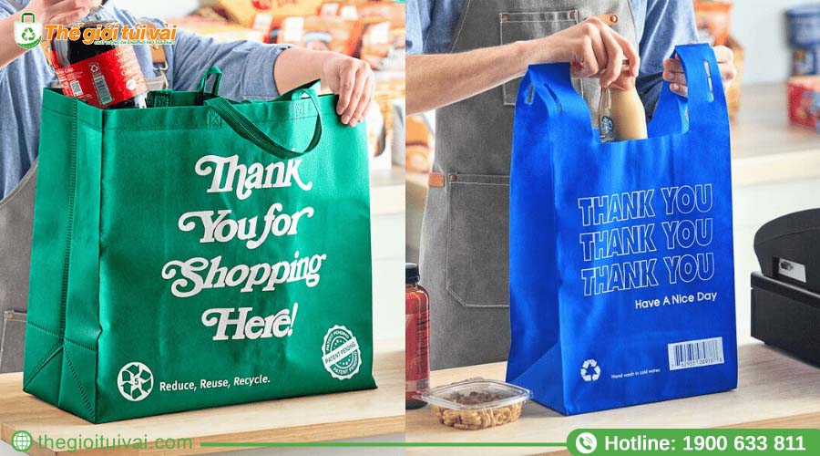 Sử dụng túi vải góp phần bảo vệ môi trường tốt hơn Sử dụng túi vải góp phần bảo vệ môi trường tốt hơn