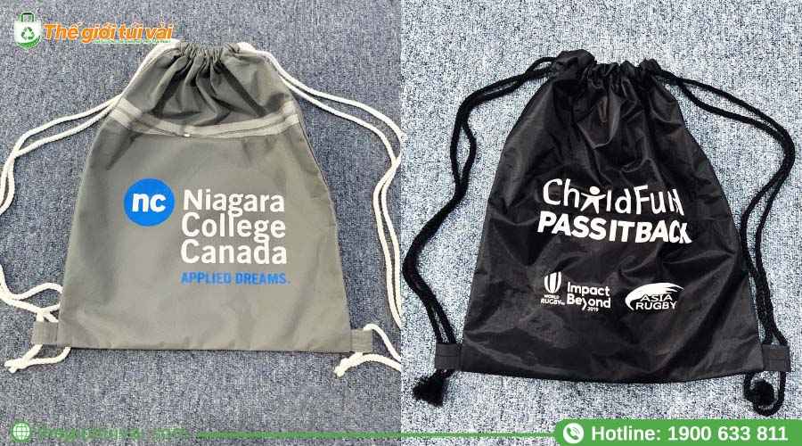 Mẫu balo vải dù cao cấp với logo công ty trong sự kiện khai trương Mẫu balo vải dù cao cấp với logo công ty trong sự kiện khai trương