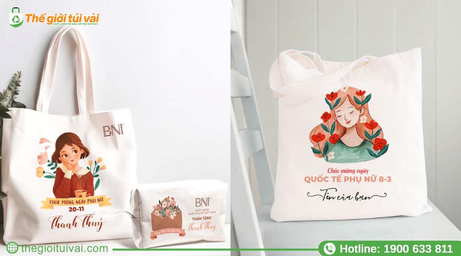 Bộ túi bố nhỏ in lời chúc và tên người nhận ý nghĩa Bộ túi bố nhỏ in lời chúc và tên người nhận ý nghĩa