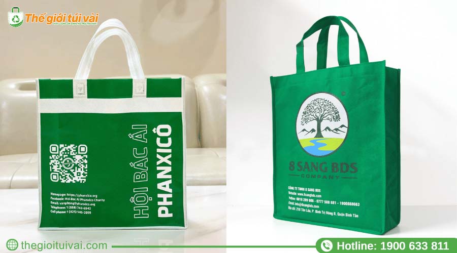 Túi vải không dệt tiện lợi, sử dụng được ở mọi nơi Túi vải không dệt tiện lợi, sử dụng được ở mọi nơi