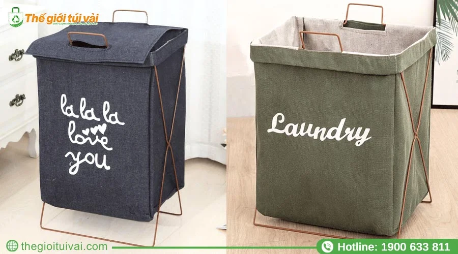 Kích thước thông dụng của giỏ vải đựng quần áo Kích thước thông dụng của giỏ vải đựng quần áo