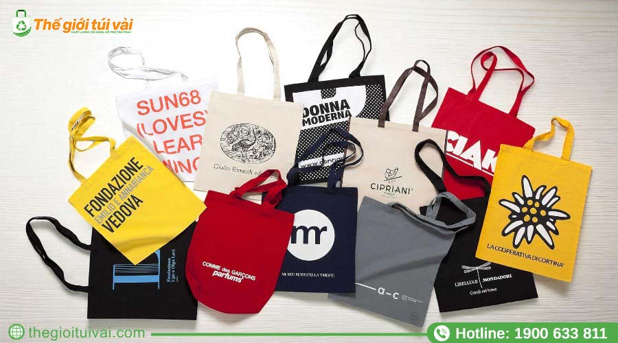 Các mẫu túi vải bố in logo thương hiệu với đa dạng màu sắc nổi bật Các mẫu túi vải bố in logo thương hiệu với đa dạng màu sắc nổi bật