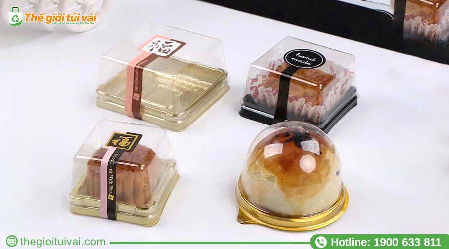 Hộp nhựa trong suốt đựng bánh Trung Thu Hộp nhựa trong suốt đựng bánh Trung Thu