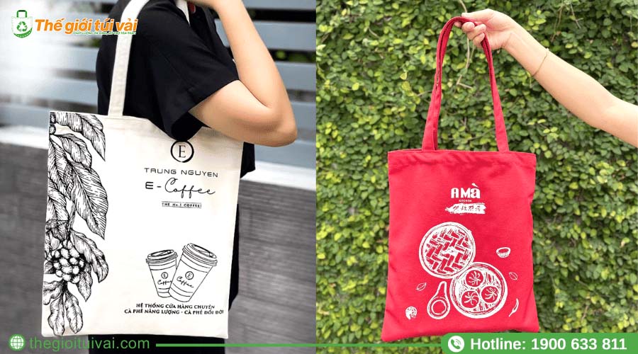Mẫu thiết kế túi vải canvas ấn tượng, họa tiết bắt mắt Mẫu thiết kế túi vải canvas ấn tượng, họa tiết bắt mắt