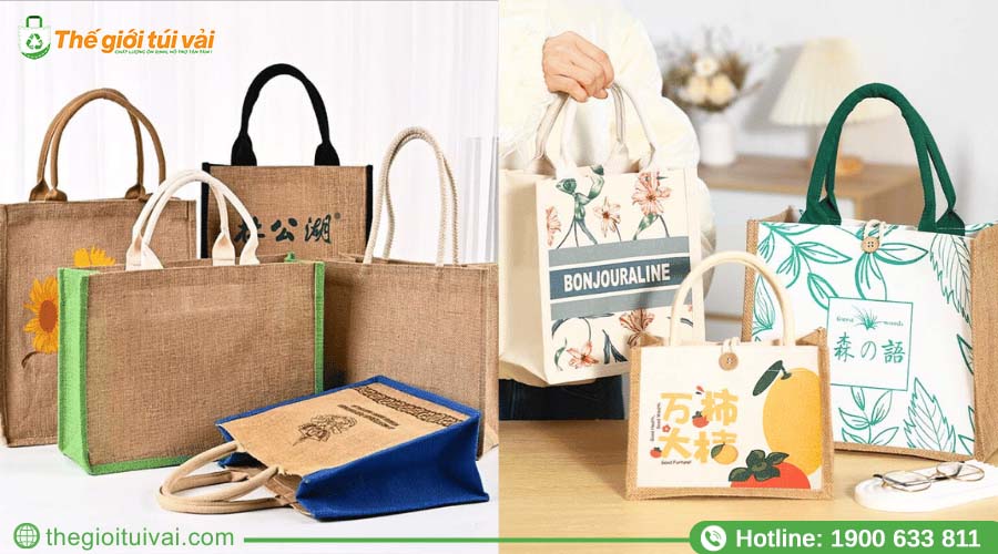 Các mẫu túi vải đay được lựa chọn nhiều trong các chiến dịch Các mẫu túi vải đay được lựa chọn nhiều trong các chiến dịch