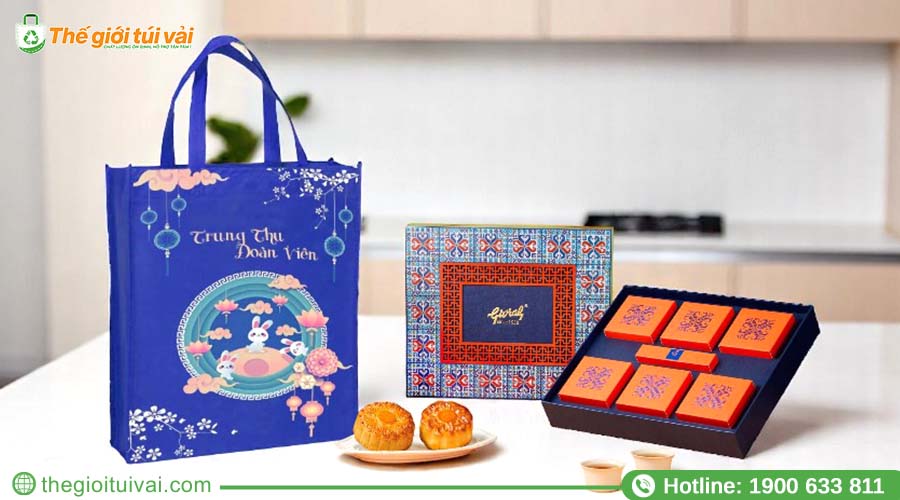 Túi vải in họa tiết Trung Thu thời trang được khách hàng yêu thích Túi vải in họa tiết Trung Thu thời trang được khách hàng yêu thích