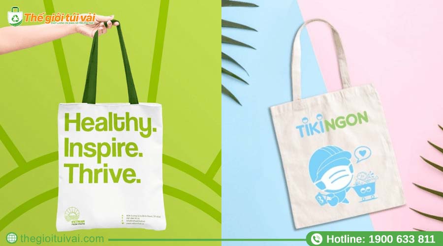 Một số màu túi canvas theo phong cách thương hiệu Một số màu túi canvas theo phong cách thương hiệu