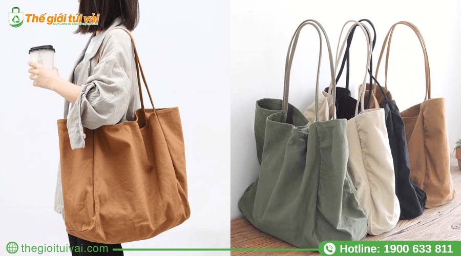 Các mẫu túi đeo chéo canvas cỡ lớn với màu sắc trung tính Các mẫu túi đeo chéo canvas cỡ lớn với màu sắc trung tính