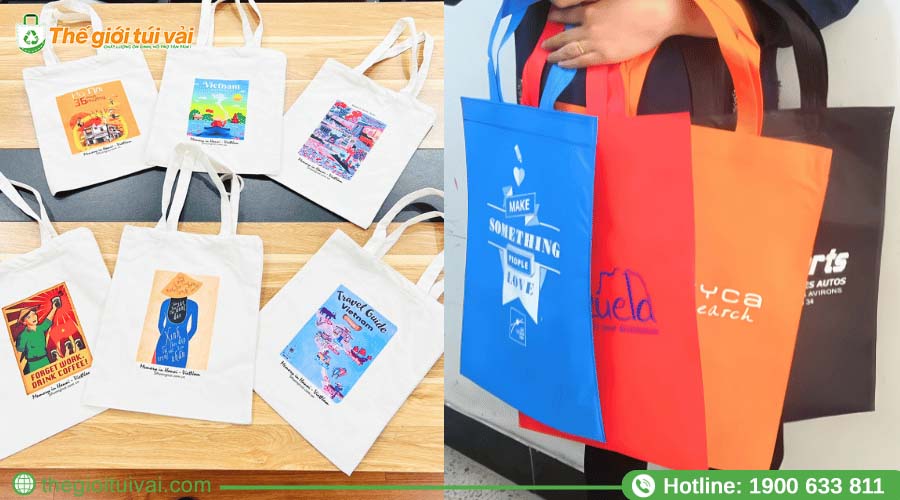 Túi vải in hình ảnh địa phương giúp lan tỏa thương hiệu tự nhiên Túi vải in hình ảnh địa phương giúp lan tỏa thương hiệu tự nhiên