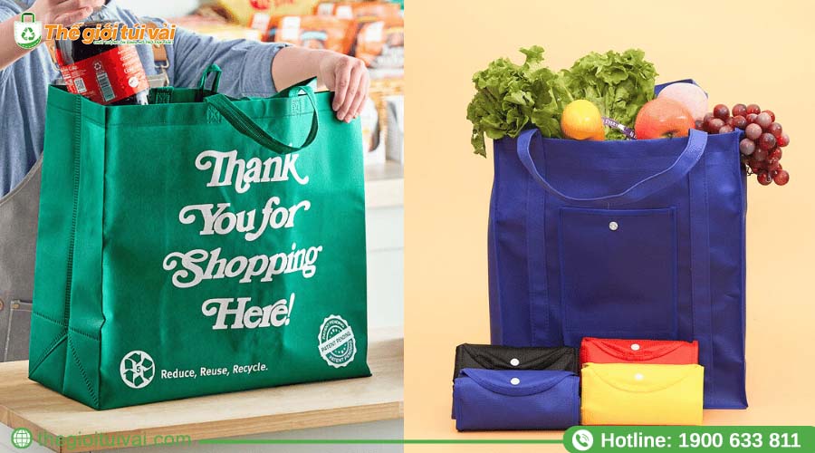 Mẫu túi vải không dệt form dáng chắc chắn Mẫu túi vải không dệt form dáng chắc chắn