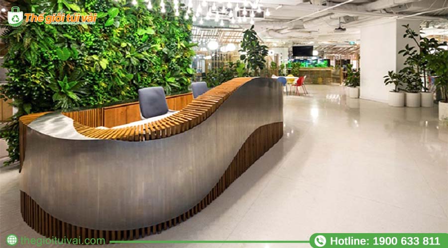 Thiết kế quầy lễ tân chuyên nghiệp, khu tiếp khách lịch sự Thiết kế quầy lễ tân chuyên nghiệp, khu tiếp khách lịch sự