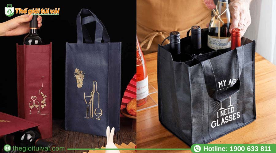 Thiết kế túi vải đựng rượu nâng cao giá trị, quảng bá thương hiệu Thiết kế túi vải đựng rượu nâng cao giá trị, quảng bá thương hiệu