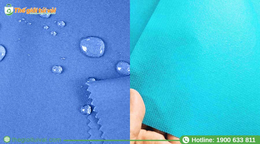 Bề mặt vải dù và vải không dệt Bề mặt vải dù và vải không dệt