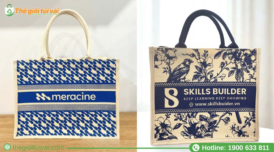 Mẫu túi vải đay sang trọng thích hợp làm quà tặng khách hàng hạng VIP Mẫu túi vải đay sang trọng thích hợp làm quà tặng khách hàng hạng VIP