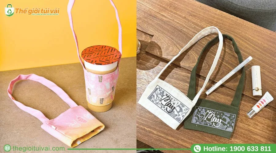 Mẫu quai vải đựng ly thiết kế đẹp mắt, mang lại vẻ thẩm mỹ cao Mẫu quai vải đựng ly thiết kế đẹp mắt, mang lại vẻ thẩm mỹ cao