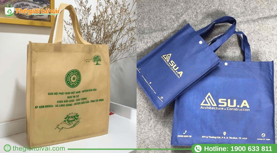 Túi vải không dệt tái sử dụng lâu dài, tiết kiệm chi phí Túi vải không dệt tái sử dụng lâu dài, tiết kiệm chi phí