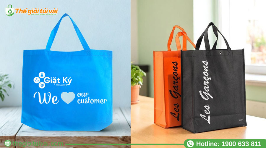 Túi vải Spunbond bền chắc, thân thiện môi trường Túi vải Spunbond bền chắc, thân thiện môi trường