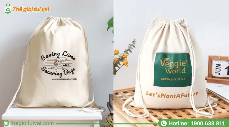 Balo rút canvas nhỏ gọn, giúp thương hiệu tiếp cận rộng rãi Balo rút canvas nhỏ gọn, giúp thương hiệu tiếp cận rộng rãi