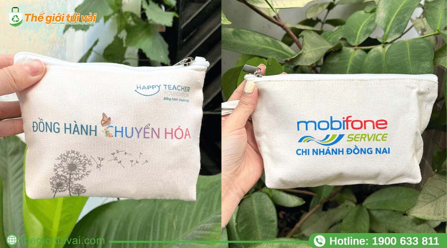 Mẫu ví vải canvas tiện dụng, thiết kế in ấn bắt mắt Mẫu ví vải canvas tiện dụng, thiết kế in ấn bắt mắt
