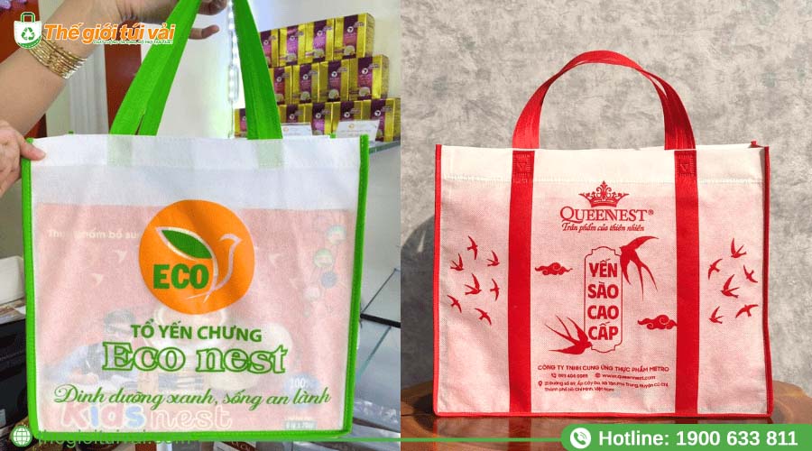 Các tông màu thường được dùng để sản xuất túi vải đựng yến sào Các tông màu thường được dùng để sản xuất túi vải đựng yến sào