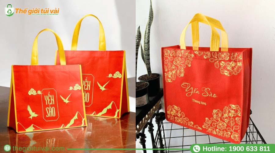 Túi đựng hộp yến sào tạo vẻ ngoài tinh tế cho sản phẩm Túi đựng hộp yến sào tạo vẻ ngoài tinh tế cho sản phẩm