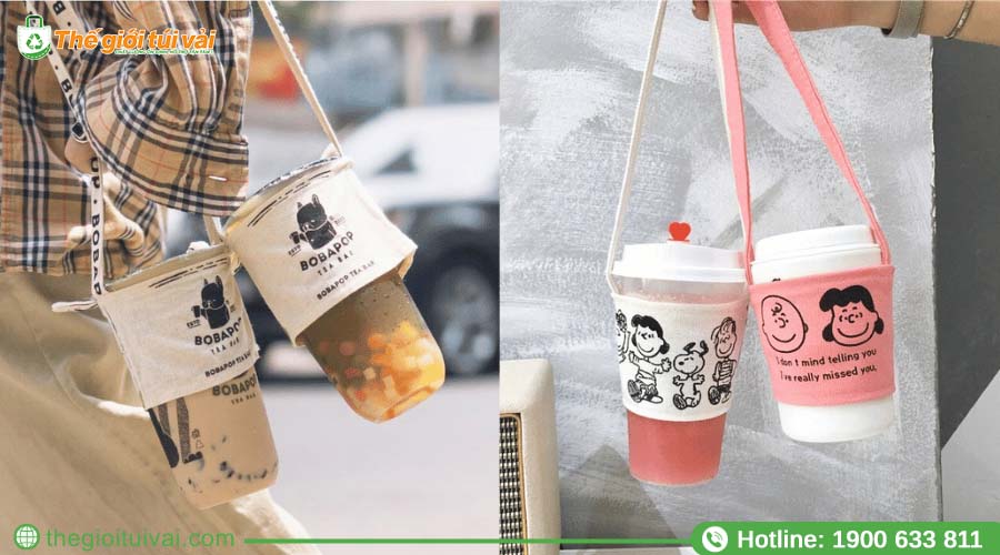 Quai đựng ly đeo vai phong cách Quai đựng ly đeo vai phong cách