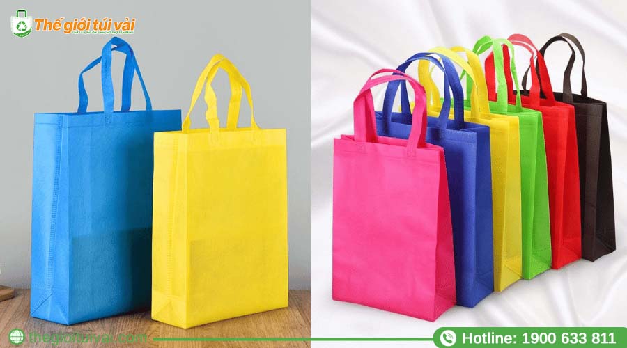 Túi không dệt dáng hộp ép nhiệt chắc chắn Túi không dệt dáng hộp ép nhiệt chắc chắn