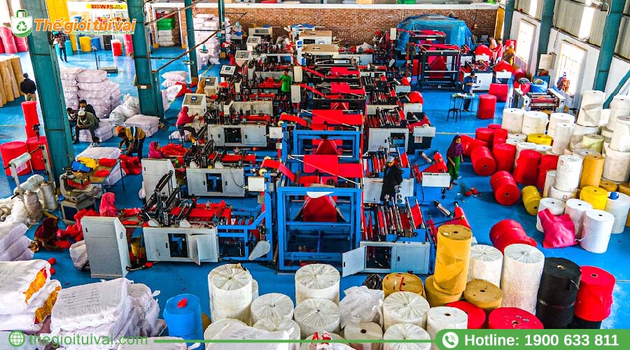 Xưởng sản xuất túi vải không dệt Đại Việt Xưởng sản xuất túi vải không dệt Đại Việt