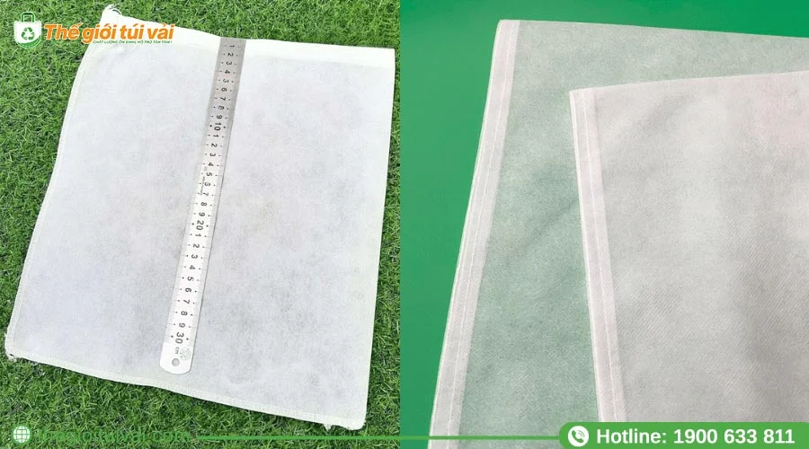 Kích thước thông dụng của túi vải bọc mận Kích thước thông dụng của túi vải bọc mận
