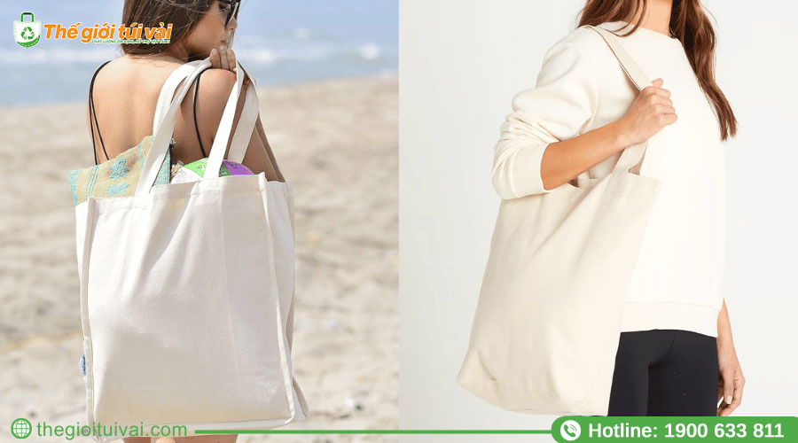 Túi canvas trơn phù hợp ngành du lịch Túi canvas trơn phù hợp ngành du lịch