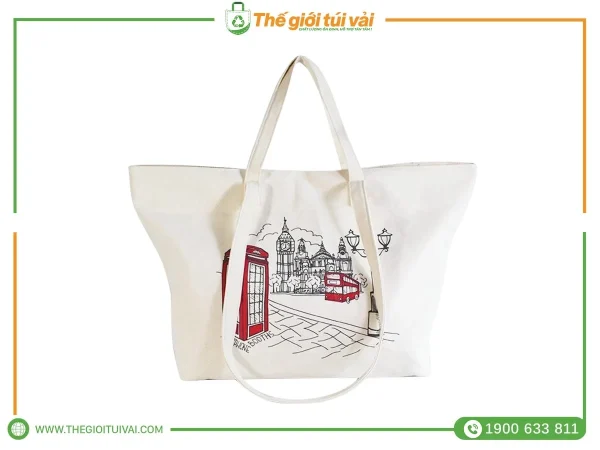 Túi đeo chéo canvas gallery
