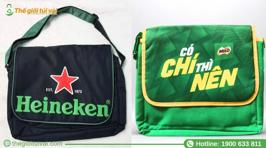 In túi vải dù đeo chéo bằng công nghệ in chuyển nhiệt In túi vải dù đeo chéo bằng công nghệ in chuyển nhiệt