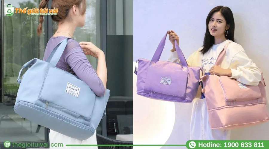Nhiều mẫu kích thước túi đi du lịch 
