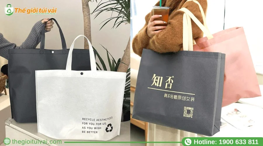Túi vải không dệt đựng đồ cá nhân nhẹ, bền Túi vải không dệt đựng đồ cá nhân nhẹ, bền