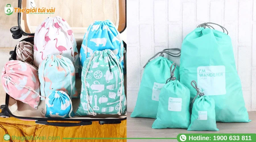 Túi đựng đồ lót thiết kế dây rút tiện lợi Túi đựng đồ lót thiết kế dây rút tiện lợi