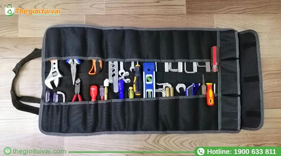 Túi vải cuộn đồ nghề mang lại sự thoải mái khi di chuyển Túi vải cuộn đồ nghề mang lại sự thoải mái khi di chuyển