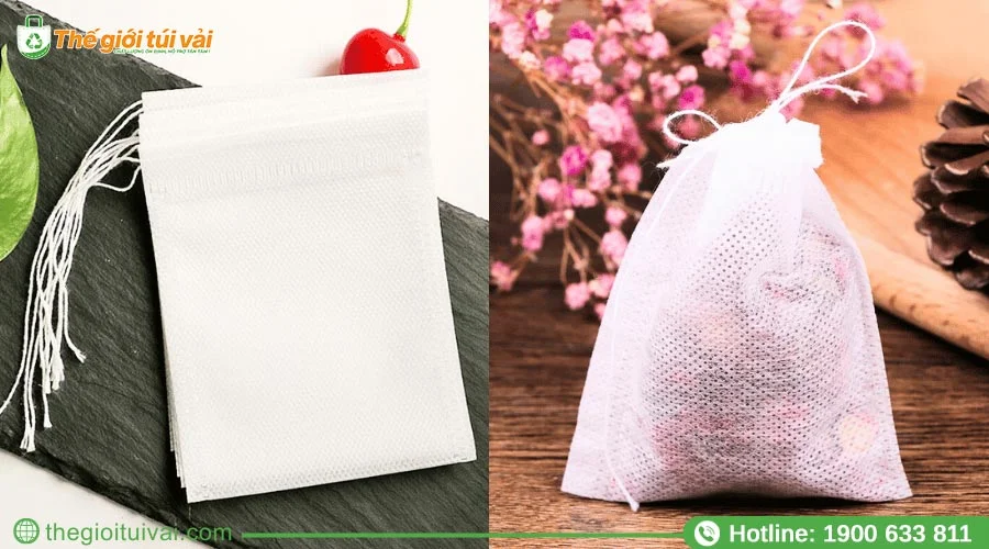 Túi lọc trà làm từ vải không dệt 