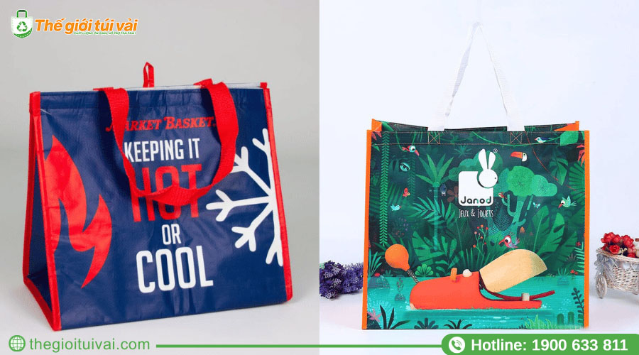 Mẫu túi PP không dệt cán màng Mẫu túi PP không dệt cán màng