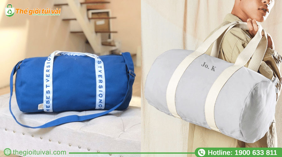 Túi trống canvas để đựng các mẫu sản phẩm Túi trống canvas để đựng các mẫu sản phẩm