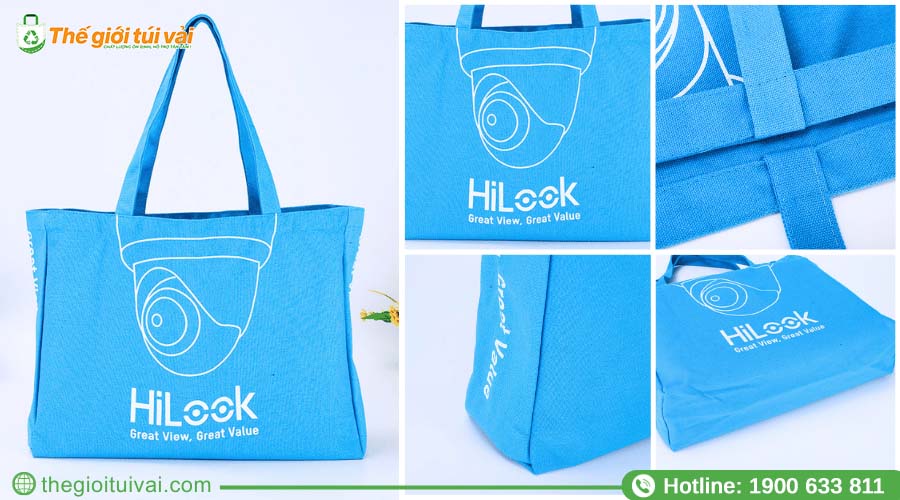 Cận cảnh các đường may chắc chắn tại quai túi, đáy túi Cận cảnh các đường may chắc chắn tại quai túi, đáy túi