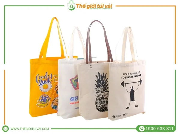 Túi vải canvas dạng hộp gallery