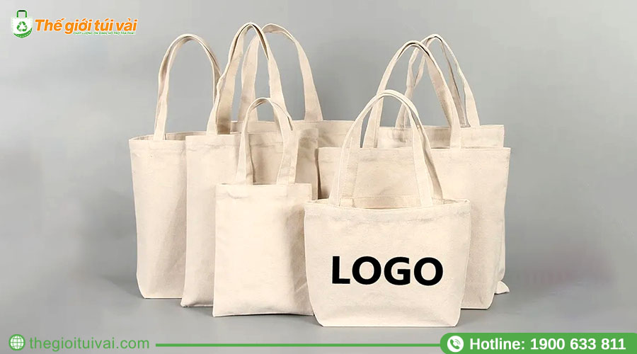 Túi vải canvas được làm từ chất liệu vải cotton bền chắc Túi vải canvas được làm từ chất liệu vải cotton bền chắc